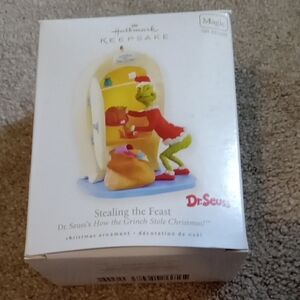 Hallmark Grinch Stealing the Feast Ornament